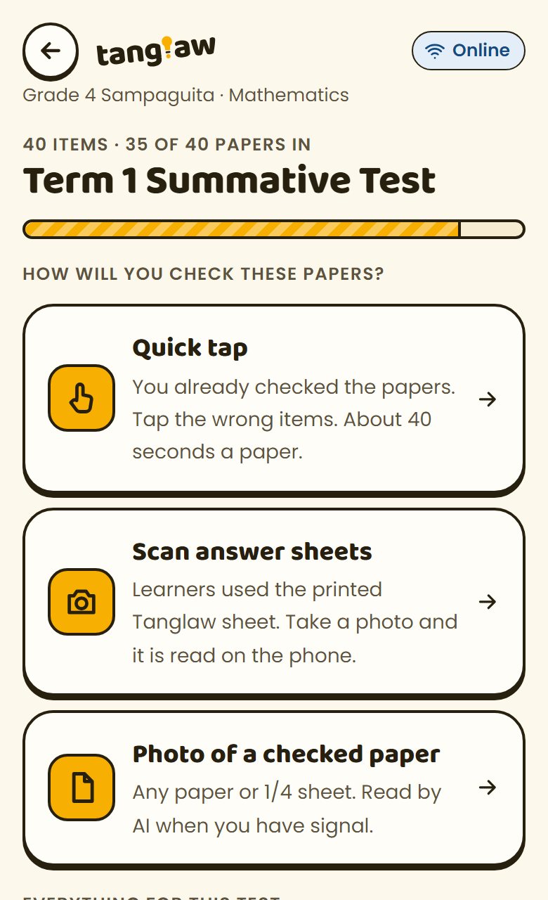 How will you check these papers?